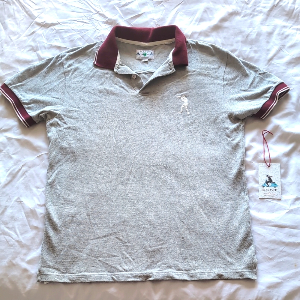RARE!! GANT by Michael Bastian - Iconic Mens BOXER POLO Shirt Sz Large ( FW12 )